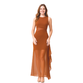 Vestido IVON – Transparente Romántico